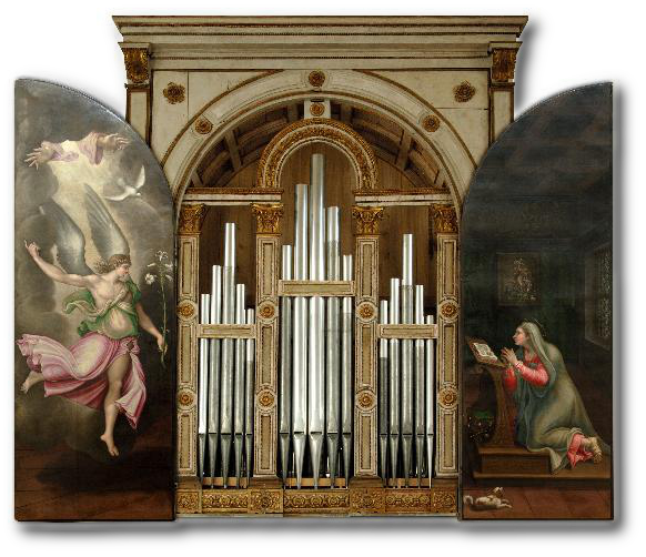 Facciata dell'organo Graziadio Antegnati, 1565